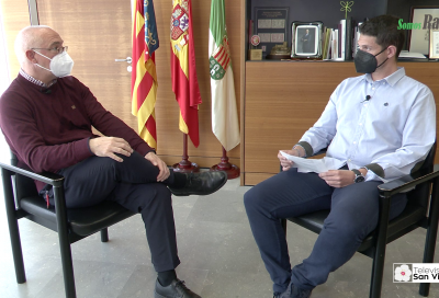 Entrevista de actualidad municipal a Jesús Villar Alcalde de San Vicente